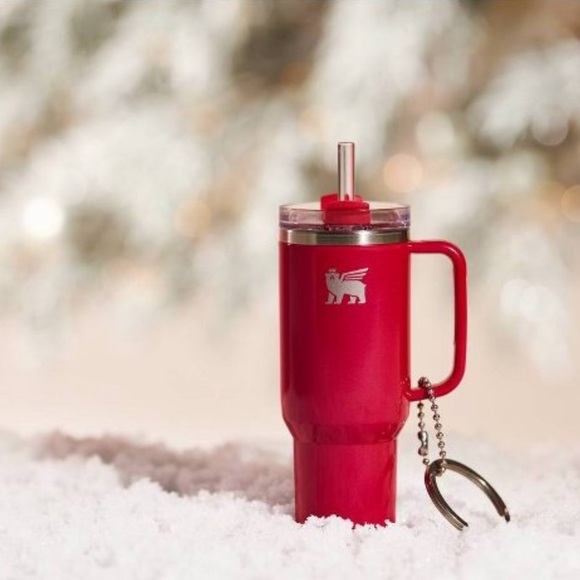 Bundle of 2 mini stanley cup keychain ornaments Red and Honey talks - Picture 10 of 11